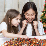 1000 Pcs Christmas Cat Jigsaw Puzzles, Challenging Puzzles Xmas Family Game Puzzles for Adults Cat Lovers Supplies Hxezoc