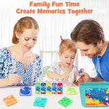 Magic Toys Water Gel Kit: 20 Colors Fairy Aqua Gel with Pearlized & Luminous Magic Paint - Handmade Creative Water Art Set with 12 Shape 3D Molds for Kid Birthday Party Gift Toylfort
