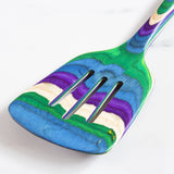 Totally Bamboo Baltique Mumbai Collection 12-1/2" Wooden Slotted Spatula, Safe for Nonstick Totally Bamboo