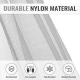 COWVIE Gazebo Replacement Netting Screen, 12' x 14' Universal Gazebo 4-Panel Mosquito Sidewalls with Double Zippers for Outdoor Patio (Only Netting) COWVIE