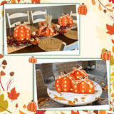 Grinsvalley 3 Pcs Light up Thanksgiving Pumpkin Decor Thanksgiving Farmhouse Pumpkins Sign Rustic Tiered Tray Decorations Table Centerpieces Standing Wooden Block Sign for Home Kitchen Halloween Grinsvalley