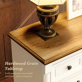 Concho Farmhouse 11 Drawers Dresser for Bedroom, 53'' Wide Wood Chest of Drawers with Spacious Deep Storage Space, Rustic Storage Dressers Organizer, TV Stand for Living Room, Bedroom, Antique White Concho