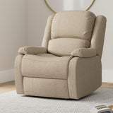 RecPro Charles Collection | 30" Powered Zero Wall RV Recliner | Wall Hugger Recliner | RV Living Room (Slideout) Chair | RV Furniture | RV Chair | Cloth (Oatmeal, 2 Chairs) RecPro