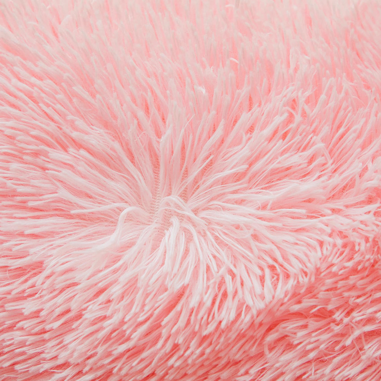 ERLOXO Fluffy Pink Faux Fur Comforter Cover Set，Fluffy Fuzzy Plush Pink Bedding 3Pcs (1 Faux Fur Duvet Cover +2 Fuzzy Pillowcases) Pink Fluffy Bed Set (Pink, Queen) ERLOXO