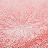 ERLOXO Fluffy Pink Faux Fur Comforter Cover Set，Fluffy Fuzzy Plush Pink Bedding 3Pcs (1 Faux Fur Duvet Cover +2 Fuzzy Pillowcases) Pink Fluffy Bed Set (Pink, Queen) ERLOXO