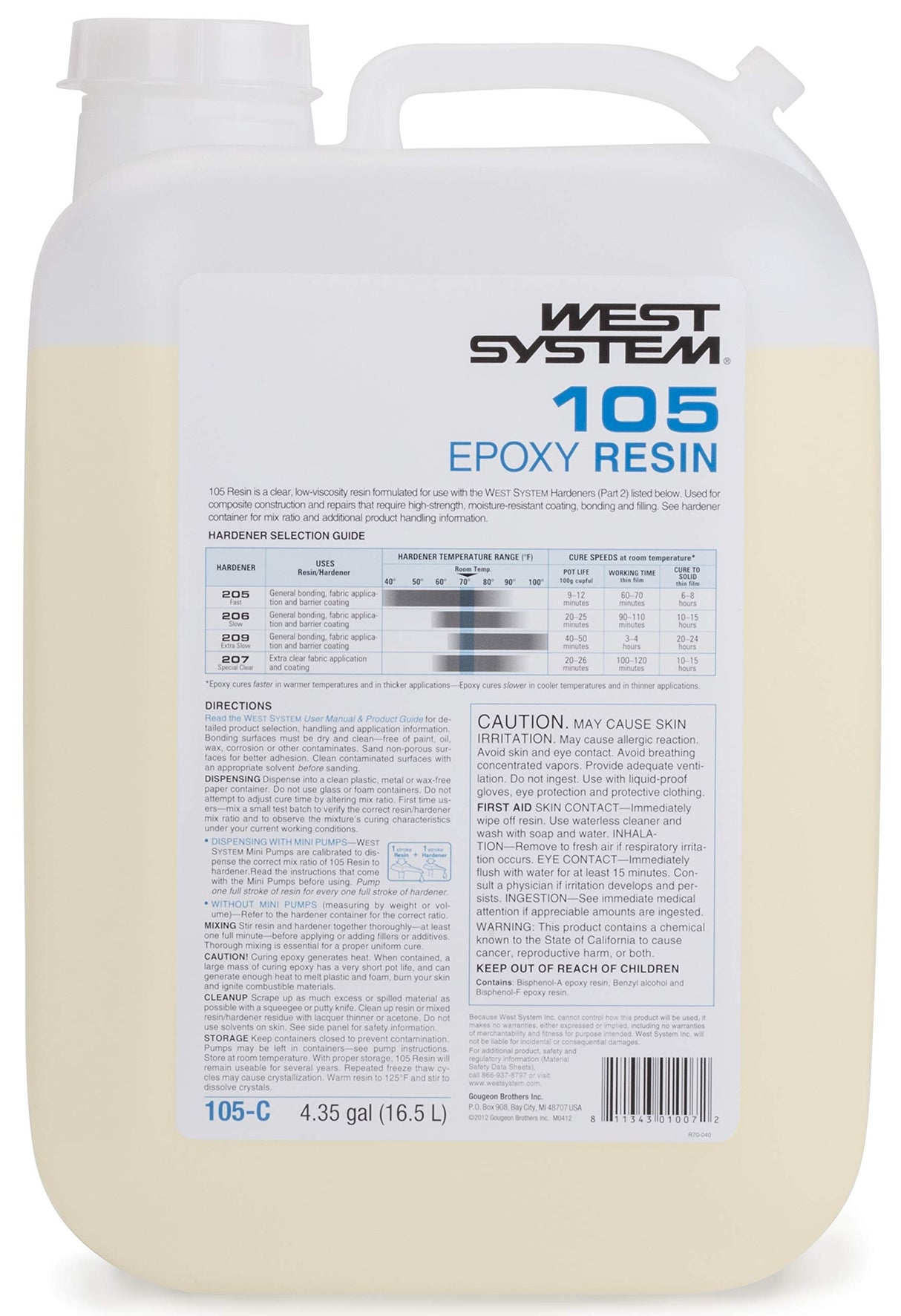 West System 105-C Epoxy Resin West System