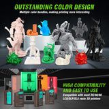 SUNLU 3D Printer Resin, Strong Durable Nylon Like 3D Resin for LCD DLP SLA Resin 3D Printers, 395-405nm UV Light Curing 3D Printing Liquid Photopolymer Resin, Good for Functional Parts, 2000g, Black SUNLU