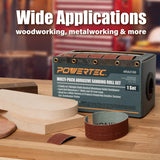 POWERTEC 4RA2100 Boxed Abrasive Sanding Rolls for Automotive/Woodworking | Sandpaper Dispenser Box with 5 Rolls for Sanding – Includes Assorted Grits 150/240/ 320/400/ 600 POWERTEC
