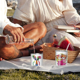 AGH 10OZ sublimation wine tumblers blanks, 50Pack Straight Stainless Steel Tumblers with Lids and Straw, Double Wall Vacuum Insulated Cups Water Tumbler for Hot & Cold Drinks AGH