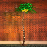 Tybeeu 7ft Lighted Palm Tree with Glowing Coconuts - Dimmable, UL Certified, Waterproof - Ideal for Indoor and Outdoor Decoration TYBEEU