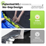 Zupapa 1800LBS Weight Capacity 2025 Double Frames Trampoline with No-Gap Design Curved Poles 16 15 14 12FT Trampolines for Kids with Enclosure Net Outdoor Trampolin for Children Adults Family Zupapa