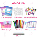 Skillmatics My Storybook Art Kit Unicorn & Princesses & Foil Fun Animals Bundle, No Mess Art for Kids, DIY Creative Activity, Gifts for Boys & Girls Ages 4, 5, 6, 7, 8, 9, 10 Skillmatics