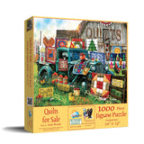 SUNSOUT INC - Quilts for Sale - 1000 pc Jigsaw Puzzle by Artist: Tom Wood - Finished Size 20" x 27" - MPN# 28567 SunsOut