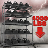 WORKPRO Heavy Duty Shelving - 5-Tier, 48'W x 24'D x 72'H, Adjustable Metal Shelves for Garage, Basement, Warehouse, Workshop - Black/Sliver WORKPRO