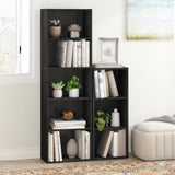 Furinno Luder 5-Tier Blackwood Bookcase and Storage Shelf Furinno