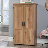 Sauder Miscellaneous Storage Craft & Sewing Armoire, L: 35.12" x W: 21.81" x H: 61.58", Timber Oak Sauder
