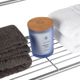 Mind Reader Over The Toilet Storage Rack, Bathroom Organizer, Bathroom Shelves, Metal, 23.5" L x 10.25" W x 70.5" H, Silver Mind Reader