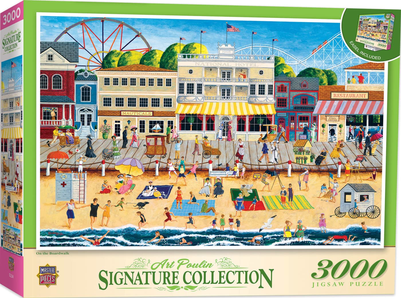 MasterPieces 3000 Piece Jigsaw Puzzle for Adults, Family, Or Youth - On The Boardwalk - Manufacturer Defect - 32"x45"