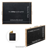 Tektalk 2000 Piece Foldable Puzzle Board with 8 Sorting Trays/Drawers, Jigsaw Puzzle Table with Cover, Storing for 2000, 1500, 1000, 500 Jigsaw Puzzle Pieces Tektalk