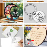 6" Dog Angel Memorial Suncatcher, Engraved Pet Memorial Ornament, Pet Sympathy Keychain, Loss of Animal Sympathy Card, Rainbow Bridge Dog Loss Gift, My Favorite Hello Hardest Goodbye PS190 vinatimes