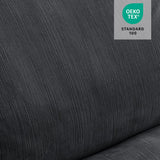 MCombo Large-Wide Dual Motor Power Lift Recliner Chair, Massage and Dual Heating for Elderly People, Infinite Position, Fabric R7166 (Black) MCombo