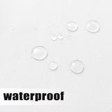 Easy-Going Outdoor Curtains Waterproof Windproof Weatherproof Curtain for Patio, Cabana, Porch, Pergola and Gazebo, Grommet Top and Tab Bottom Drape, 1 Panel, 54x84 inch, White Easy-Going