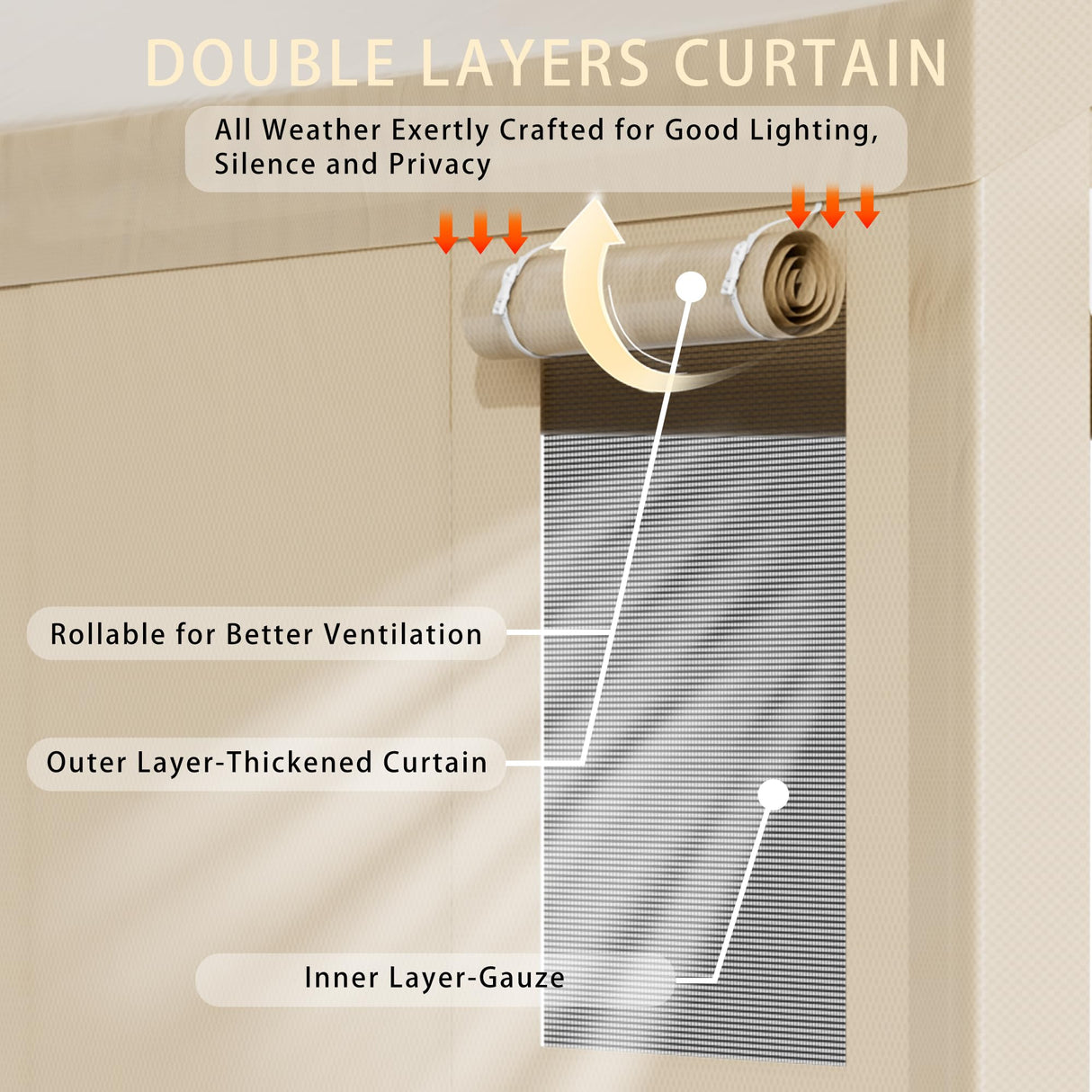 Walsunny Carport, 12x20 ft Heavy Duty Carport Canopy with Roll-up Windows, Portable Garage with Removable Sidewalls & Doors, Car Canopy with All-Season Tarp for Car, Truck, Boat Walsunny