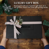 BEWISHOME Watch Case for Men with Drawer Glossy Watch Box Organizer Glass Lid and Paint Surface Men’s Jewelry Organizer 12 Slot Watch Holder Display Case Men Gifts SSH02A BEWISHOME