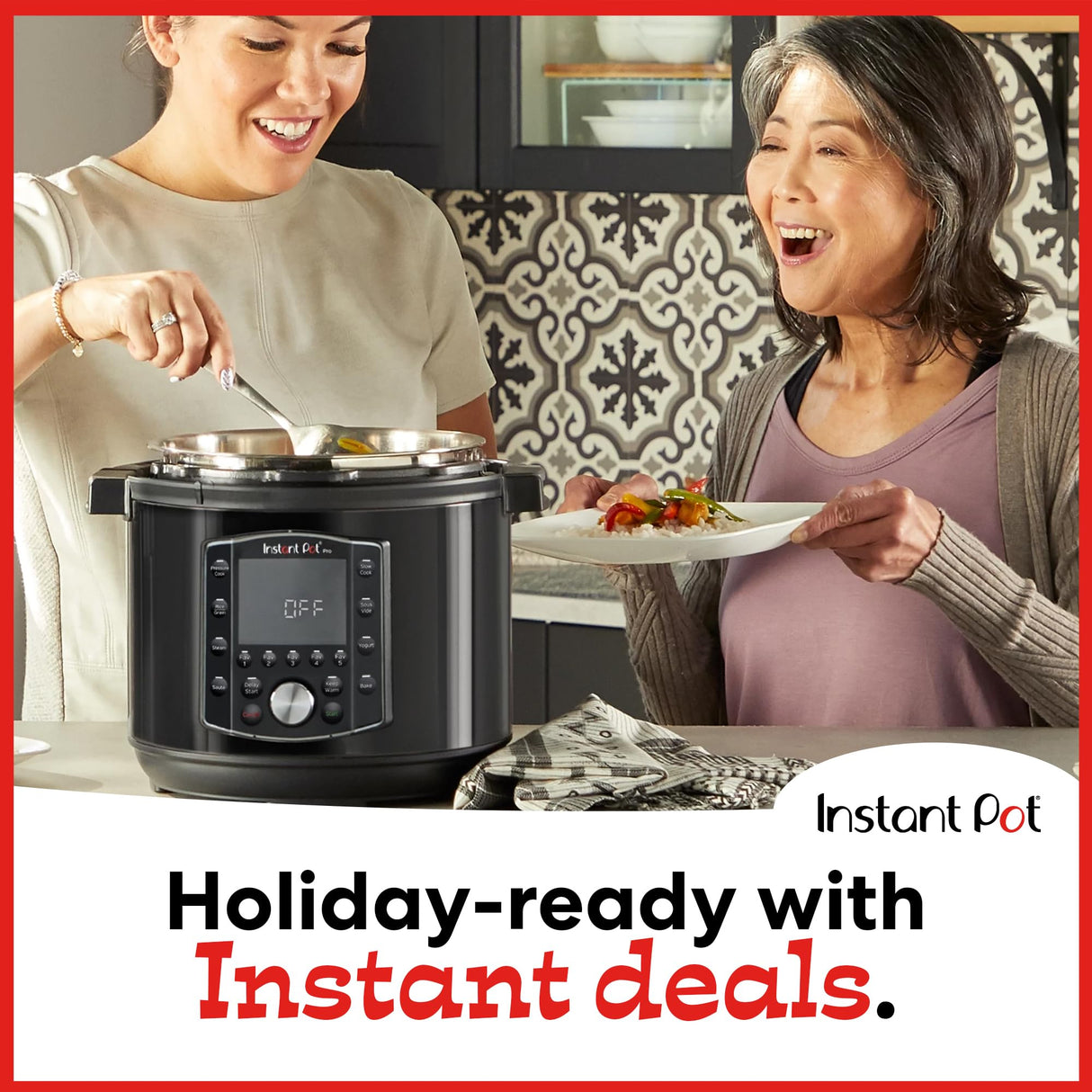Instant Pot Pro 10-in-1 Pressure Cooker, Slow Cooker, Rice/Grain Cooker, Steamer, Sauté, Sous Vide, Yogurt Maker, Sterilizer, and Warmer, Includes App With Over 800 Recipes, Black, 6 Quart Instant Pot
