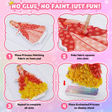 Poke in Fun Princesses Craft Kits for Kids 4-8: Gifts for 5 6 7 8 9 Year Old Girls,Arts and Crafts for Kids Ages 4-6, Fashion Princess Dress-up Toys Creative Activity Birthday Gifts for Girls & Boys KLAPTOR