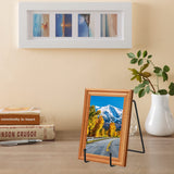 IBosins 5 Pack 6 Inch Plate Holder Display Stands, Metal Black Frame Stand for Picture, Book, Photo Easel, Creation, Collectibles IBosins