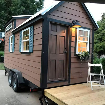 Generic Modular Mobile Container House on Wheels