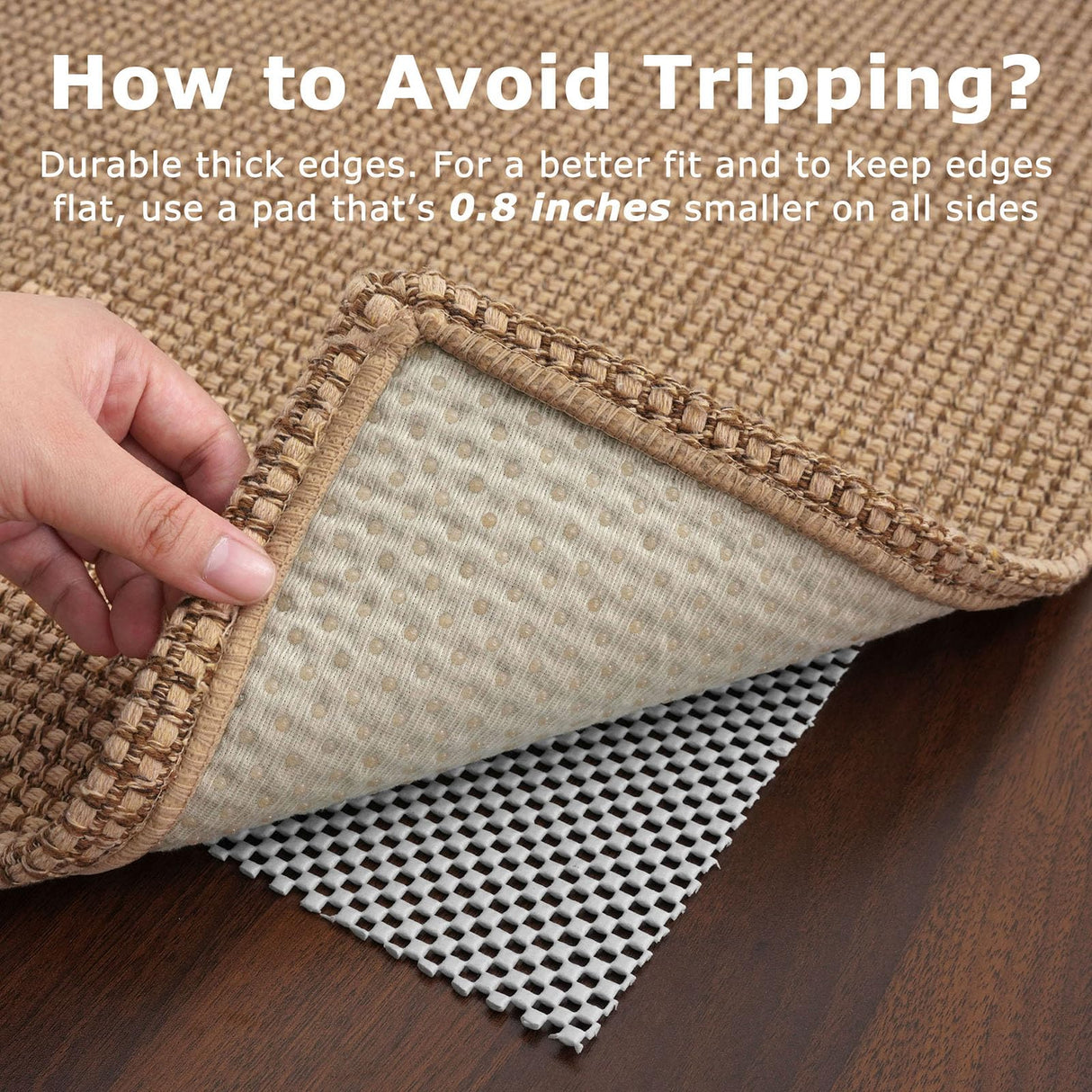 KOZYFLY Boho Runners for Hallways 2x6 ft Washable Hall Carpet Runner Rubber Backed Kitchen Rug Non Slip Woven Cotton Entryway Runner Rugs Floor Runners for Indoor Hallway Bedroom, Tan/Orange/Brown KOZYFLY