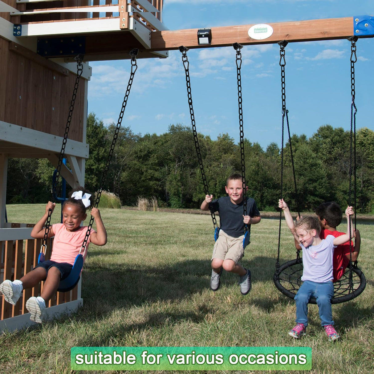 Lendaba Hammock Hanging Kit, Heavy Duty Hanging Chair Hardware 1200 lb Capacity, 360° Rotate Hammock Hooks for Yoga, Chair, Tree, Indoor & Outdoor Gym Ledanba