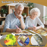 AMORARS Cat Diamond Art Kits for Adults, 5D Diamond Painting Kits for Beginners - DIY Full Diamond Dot Gem Art Paintings, Suitable Gifts, and Home Decoration Crafts, 12x12Inch AMORARS