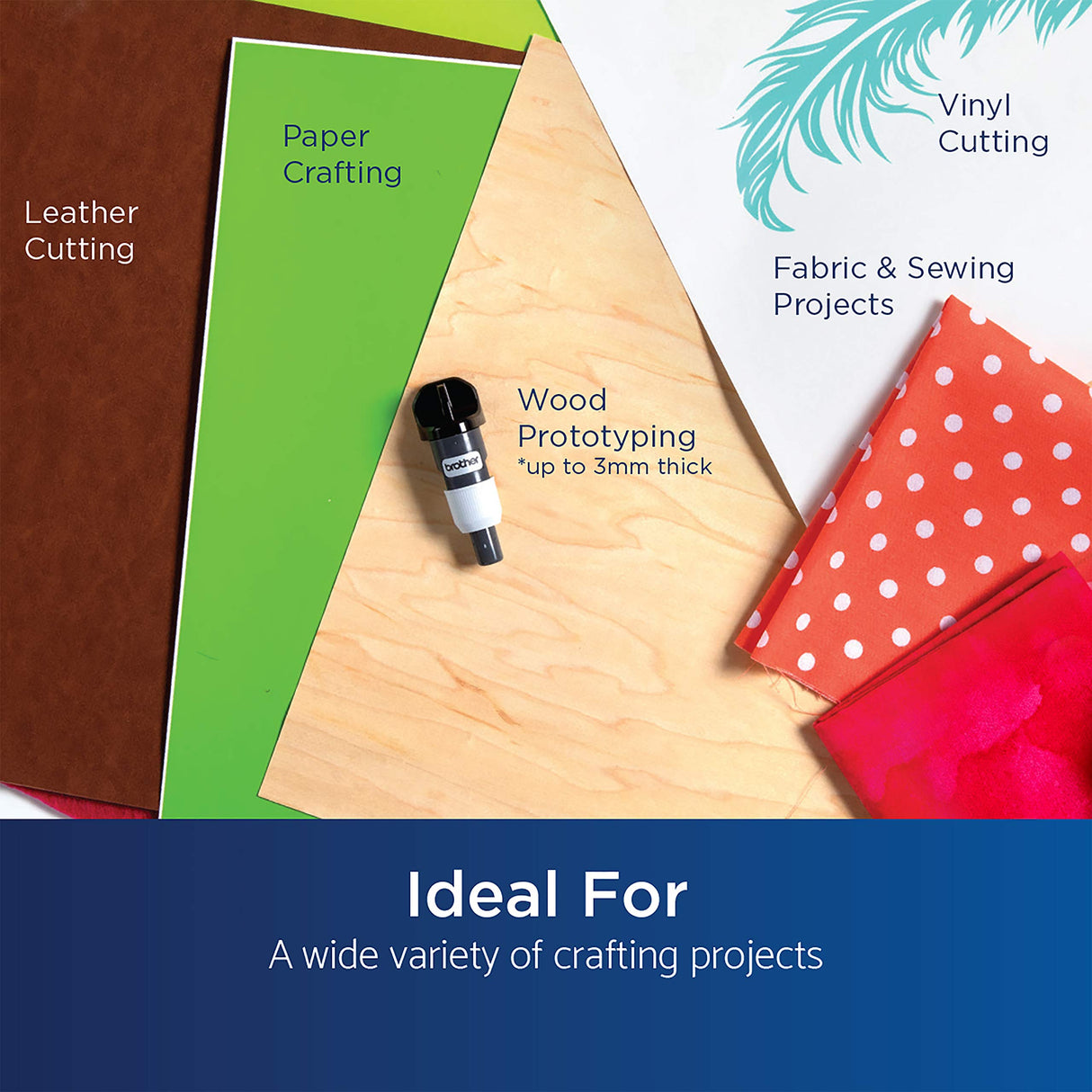 Brother ScanNCut SDX85S Electronic DIY Cutting Machine with Scanner, Make Vinyl Wall Art, Appliques, Homemade Cards and More with 251 Included Patterns Brother