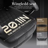 MEENICE Ergonomic Gaming Chair with Pocket Spring Cushion and Breathable Leather, Cooling Gel and Massage Lumbar Support, Adjustable High Back Office Chair for Adults and Kids - Supports up to 300LBS MEENICE