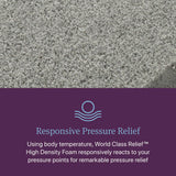 Beautyrest World Class Level Three Plush Pillow Top 16" Mattress - King Size - Durable Support, Pressure Relief, Cooling, Motion Separation; CertiPUR-US, 100 Night Sleep Trial and 10 Year Warranty Beautyrest