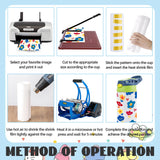 Joyclub 5 Pack Kids Sublimation Tumbler with Lid and Straw 12 oz Kids Sublimation Water Bottles Stainless Steel Sublimation Cups for DIY Insulated Tumbler Heat Press Print Joyclub