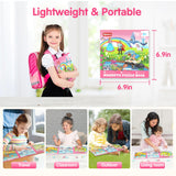 SYNARRY Unicorn Princess Mermaid Magnetic Puzzles for Toddlers 3-5, 36 Pieces Travel Puzzles for Kids Ages 4-8, Airplane Car Road Trip Activities Games Toys for 3 4 5 6 Year Old Girls Birthday Gifts SYNARRY