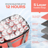 Maelstrom Collapsible Soft Sided Cooler - 55 Can Ice Chest, Leakproof Camping & Travel Cooler for Grocery Shopping & Beach Maelstrom