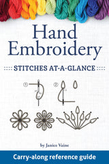 Hand Embroidery Stitches At-A-Glance: Carry-Along Reference Guide (Landauer) Pocket-Size Step-by-Step Illustrated How-To for 30 Favorite Stitches, plus Tips & Techniques and Needle & Thread Charts Design Originals