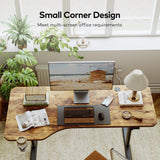 FAMISKY Electric Standing Desk, 63 x 24 Inches Height Adjustable Desk, Ergonomic Home Office Computer Workstation with Vertical Splice Board, Rustic Brown FAMISKY