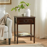 Christopher Knight Home Banks Acacia Wood Accent Table, Brown Mahogany Christopher Knight Home