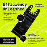 Smithology 20PCS Universal Metal/Wood Oscillating Saw Blades Combo Pack – 4 Bi-Metal Blades, 12 Standard Blades, 4 Japanese Tooth Blades Smithology