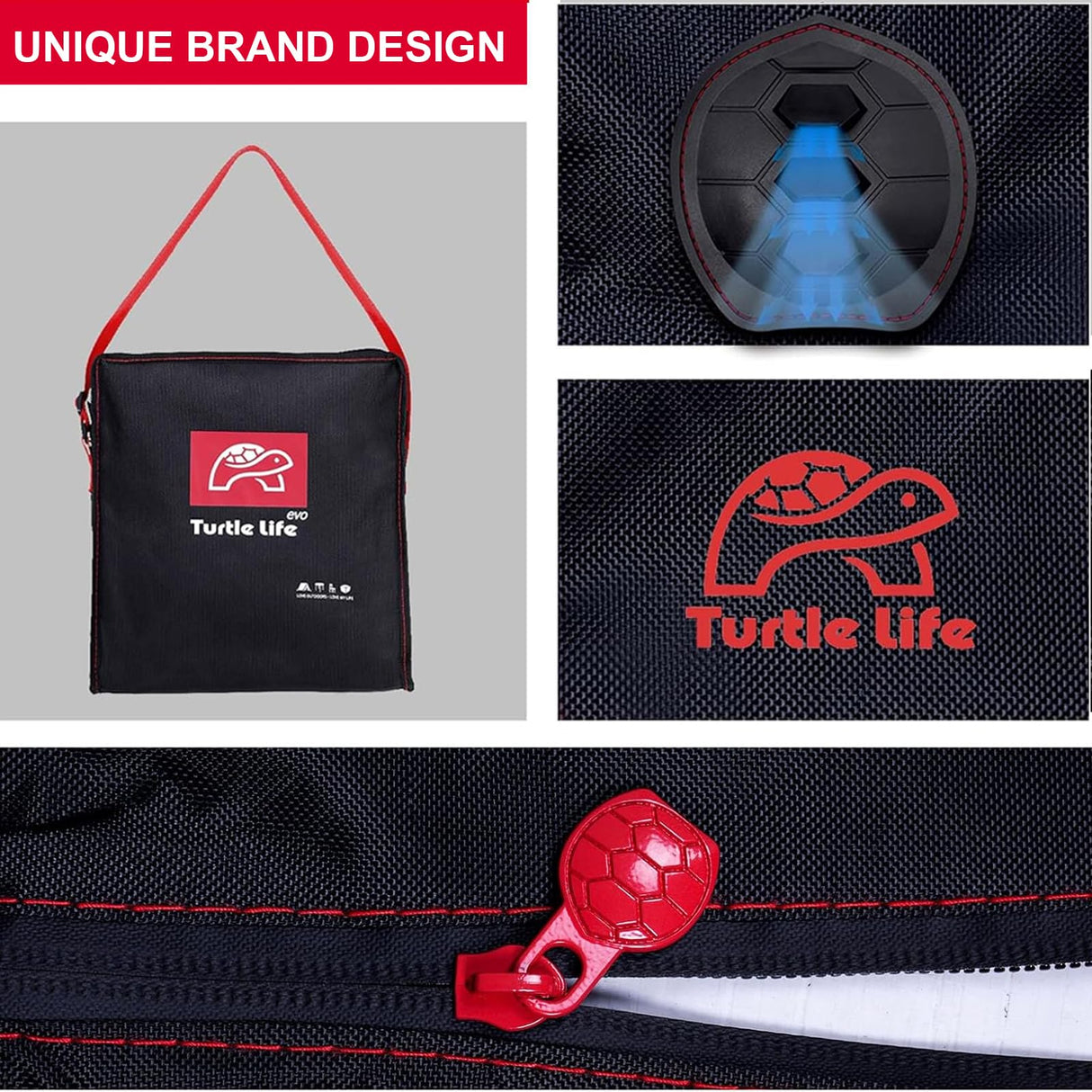 Turtle Life Patio Furniture Sets Cover, Heavy Duty Square Durable Waterproof Outdoor UV Resistant Anti-Fading Dining Table Chairs Furniture Cover, Black, 56"L x 56"W x 29"H Turtle Life