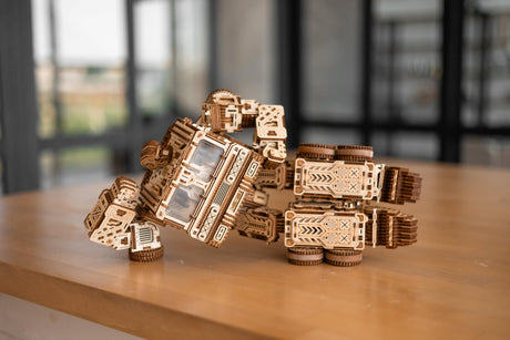 Wood Trick Timbertron Robot & Truck 3D Wooden Puzzles for Adults and Kids to Build - Rides up to 9 ft - Wooden Models Engineering DIY Project Mechanical 3D Puzzles Model Kits for Adults Wood Trick