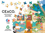 Ceaco - 5 in 1 Multipack - Happy Camper - (2) 300 Piece, (2) 500 Piece, (1) 750 Piece Jigsaw Puzzles Ceaco