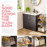 LEEDA 3-Tier Freestanding Multipurpose Storage Shelves Heavy Duty Metal Shelving Unit, Display Plants Flowers Bath Essentials, for Kitchen Bathroom Office, Black Leeda Made