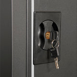 American Furniture Classics Model 900, 5 Gun Metal Security Cabinet with Separate Pistol/Ammo Area American Furniture Classics